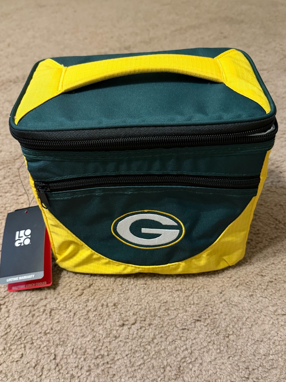 Green Bay Packers Cooler Lunch Bag - Green and Yellow